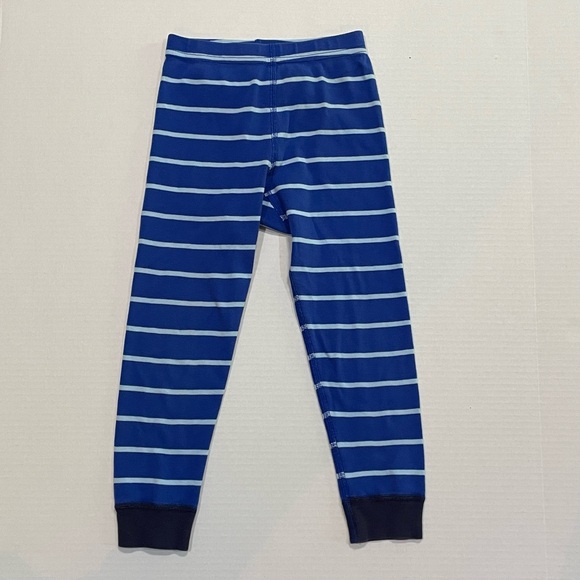 Hanna Andersson Blue Stripe Gnome Long Pajamas 2-Piece Set Size Kids 100 cm US 4 - Picture 4 of 6